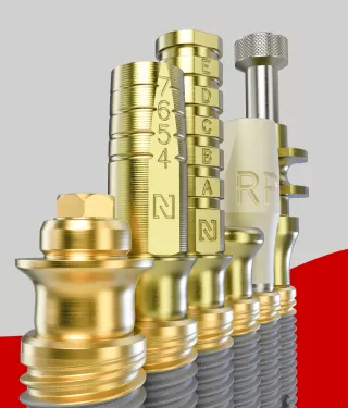 Conical connection restorations