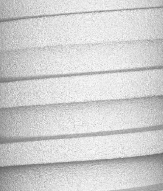 Implant surface under microscope