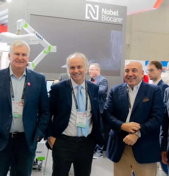 Speakers at EAO Nobel Biocare's booth