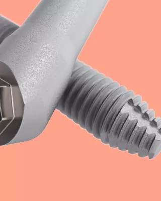 Nobel Biocare zygoma implant close-up