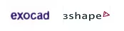 exocad and 3shape logos