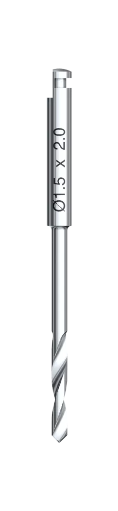 Guided Twist Drill 1.5x20 mm Dental Drill NB Drills